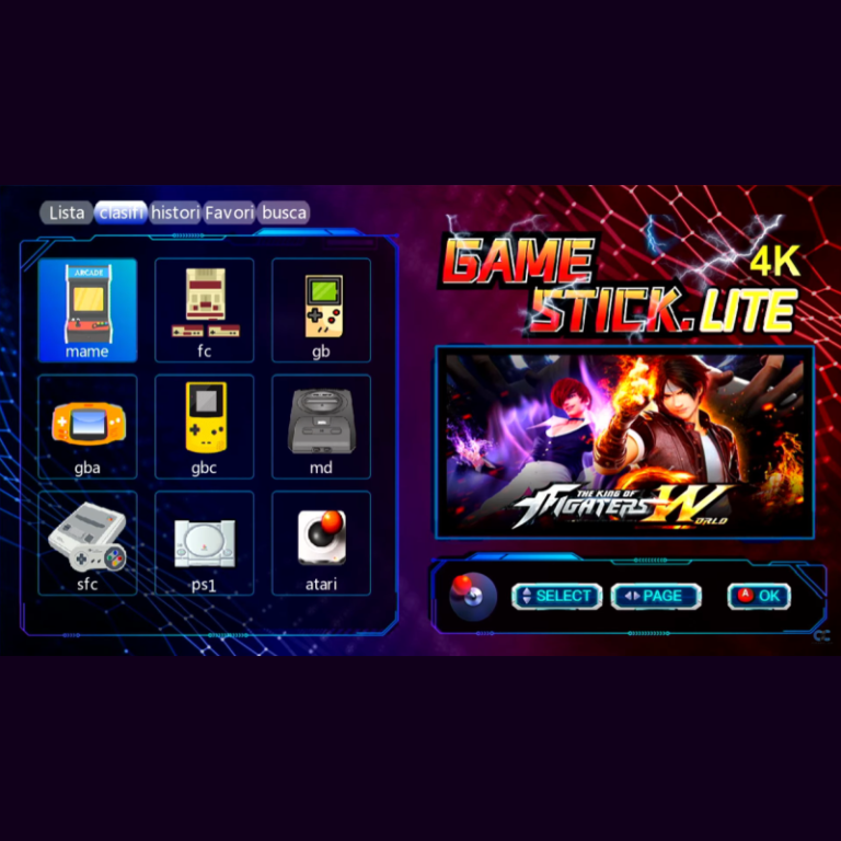 Lista Completa de Jogos - Game Stick 4K (10.227 Jogos)